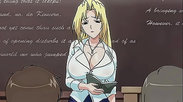 Hentai – MILF Teacher Caught Masturbating in the Middle of the Class [Uncensored] [Subtitled]